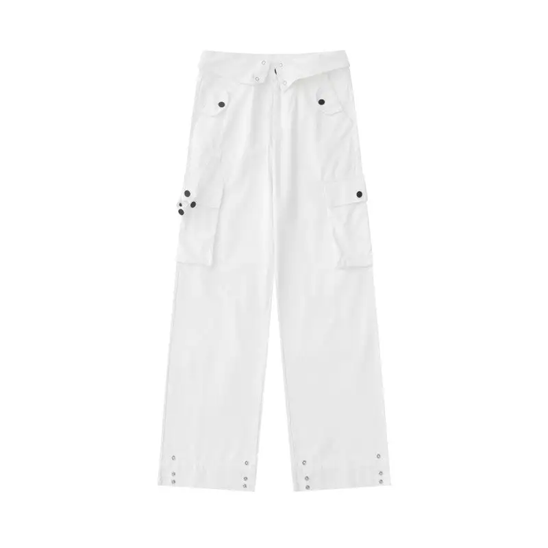 Women's High Waist Cargo Pants