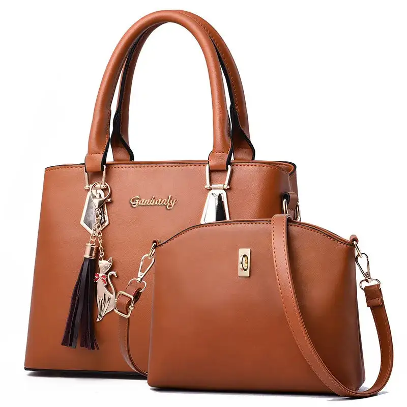 Everyday Elegance: Casual Satchel And Crossbody Bag Set