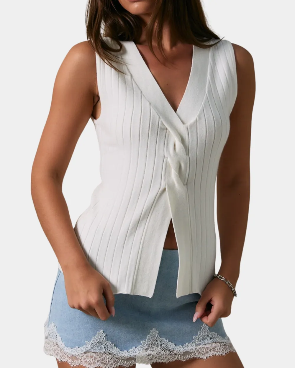 Twisted Sleeveless Top