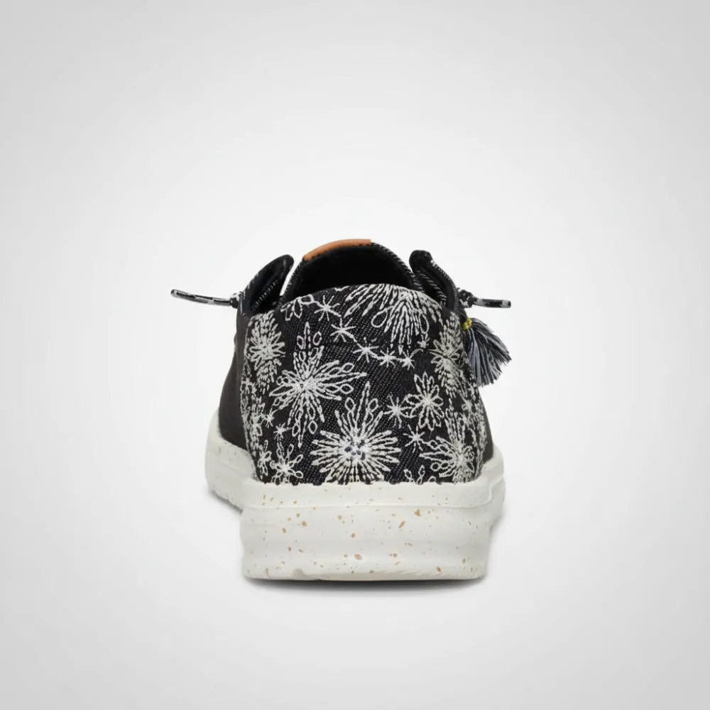 Funk Embroidered Floral Casual Shoes For Women