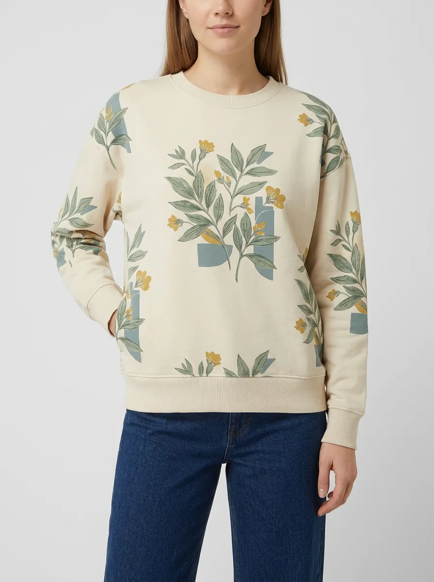 Crewneck Leisure Sweatshirt