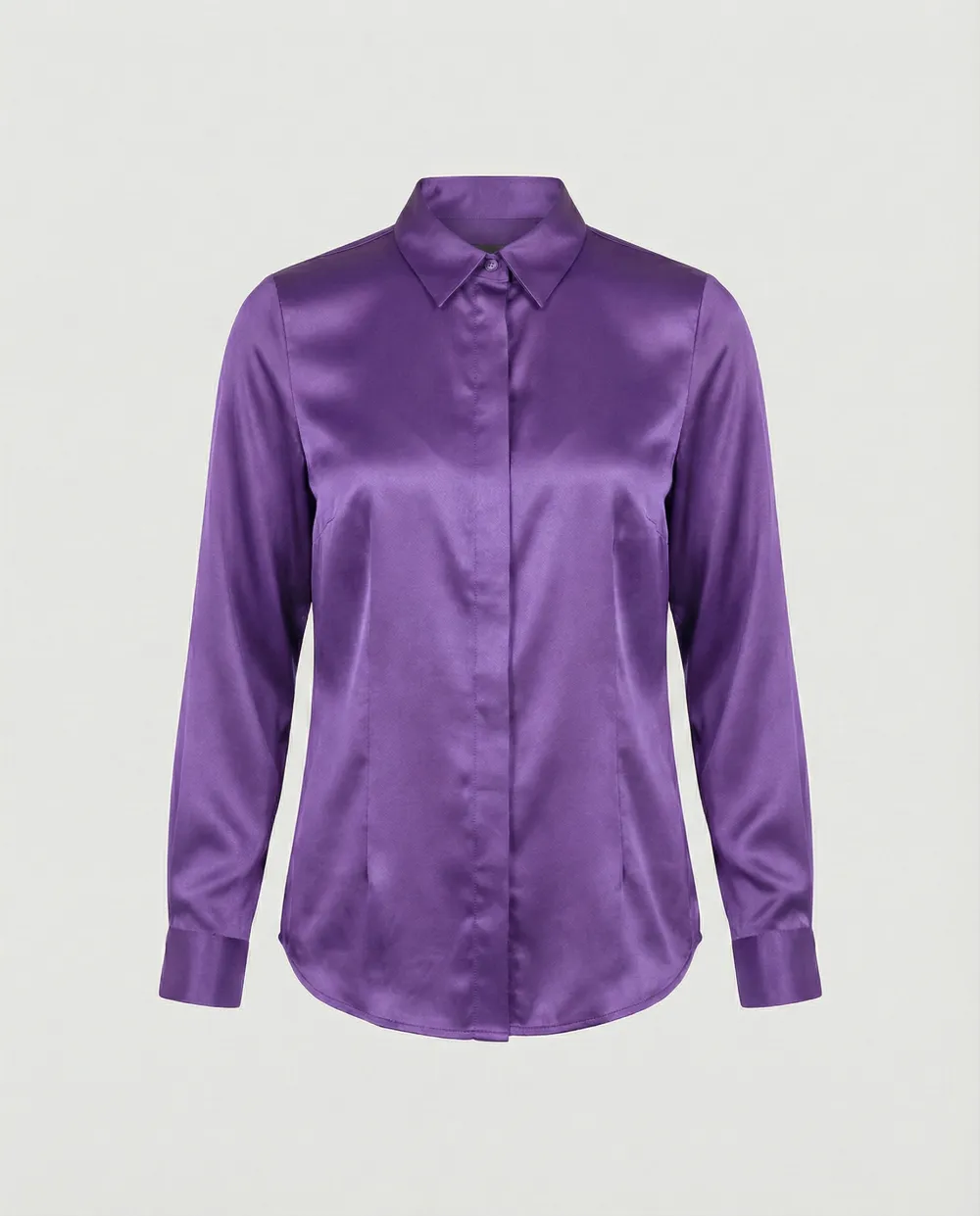 Satin Relaxed Refined Blouse