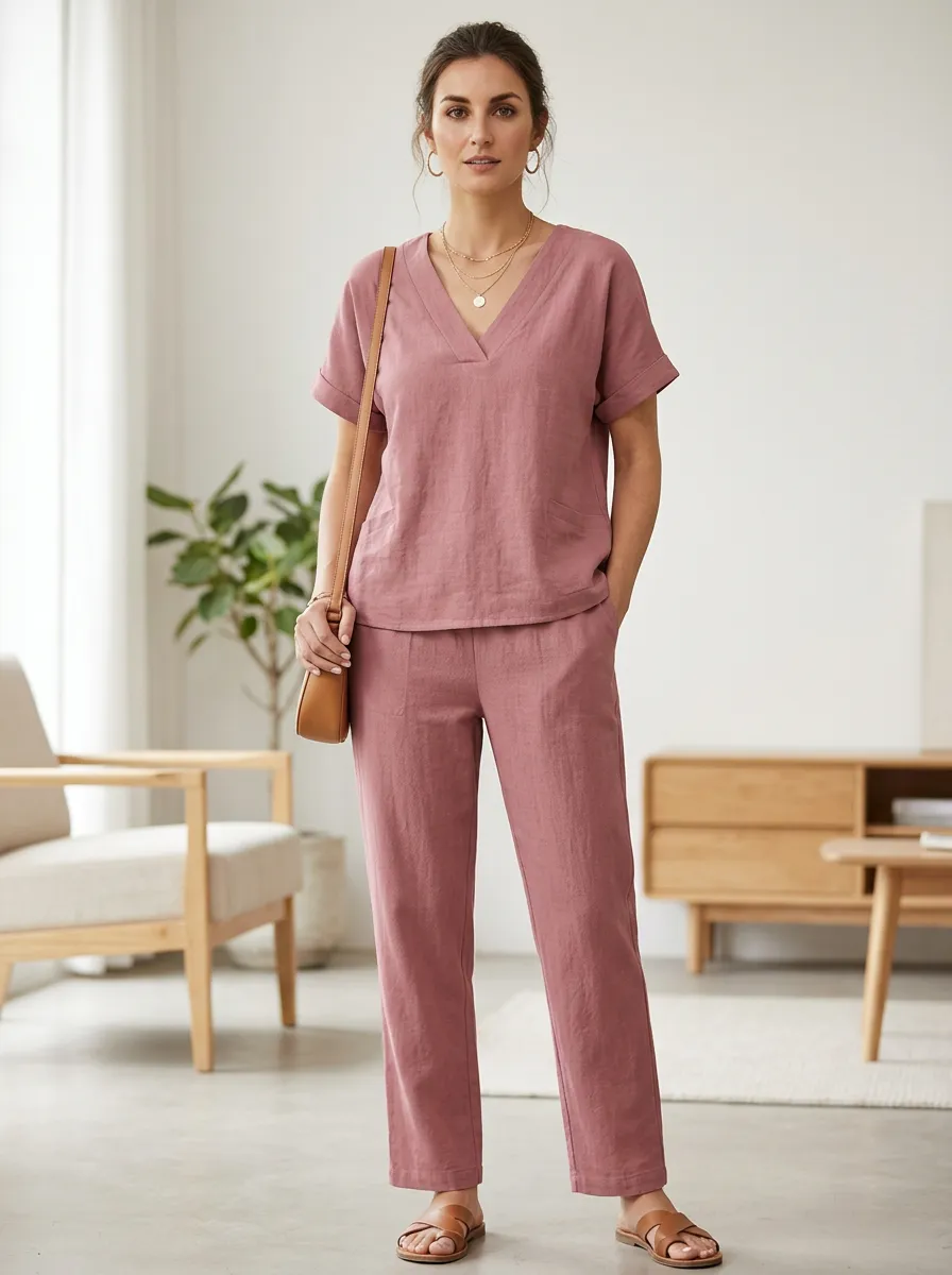 Everyday Easy-Fit Women's V-Neck Shirt