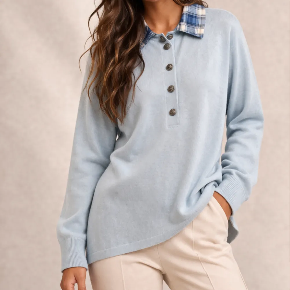 Wool Collared Pullover