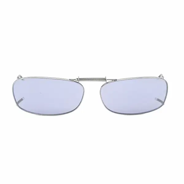 51mm Rectangular Polarized Clip-On Sunglasses