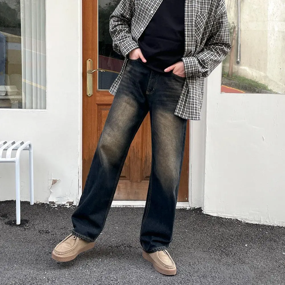 Rustic Straight Leg Jeans