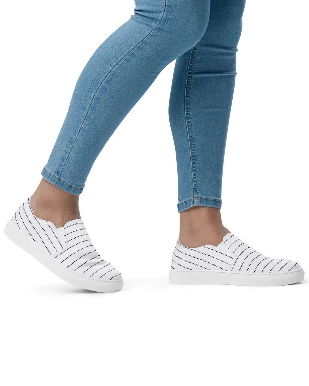 Shiplap Pattern Slip On Shoes