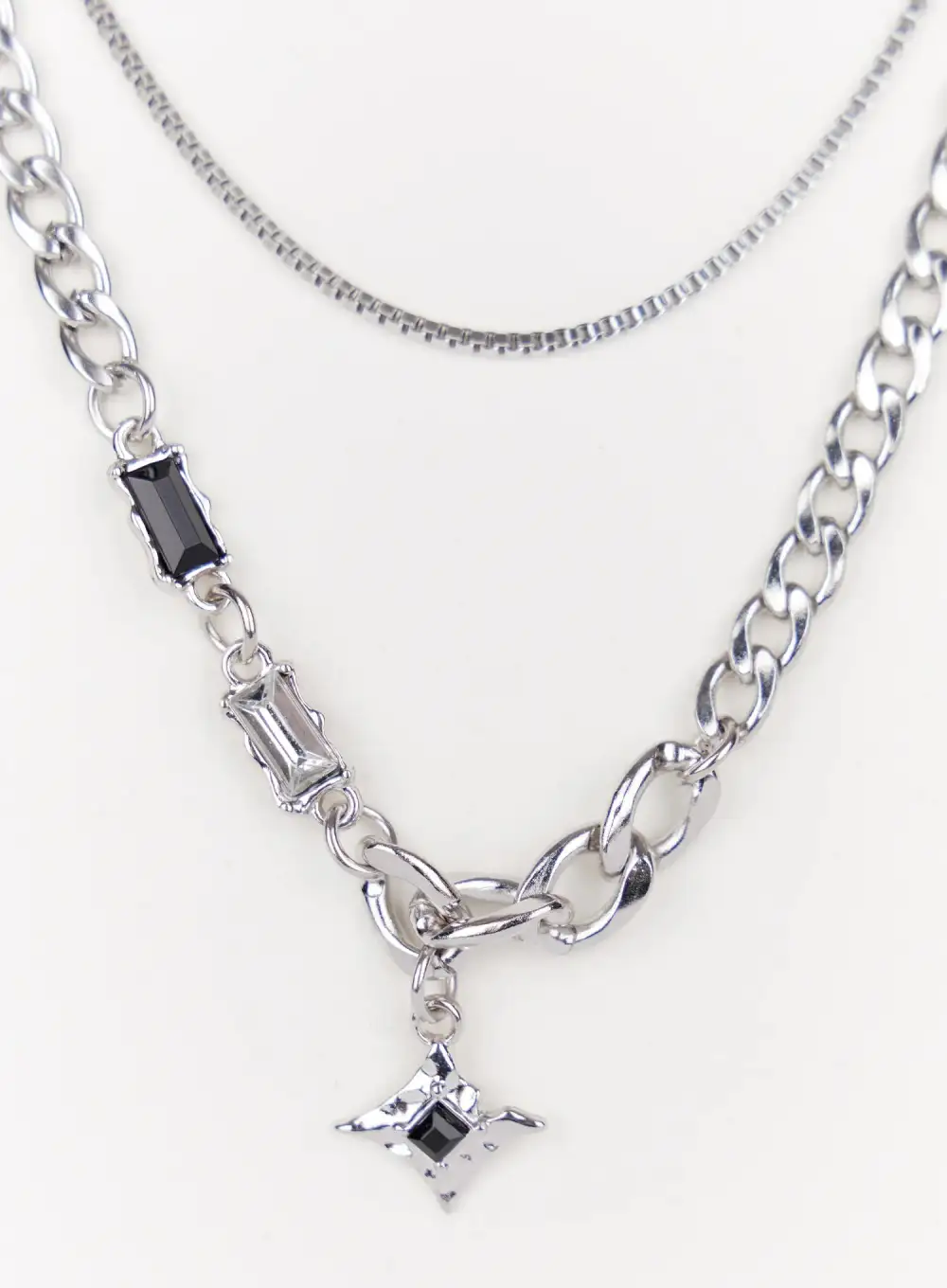 Bold Chain Layered Necklace