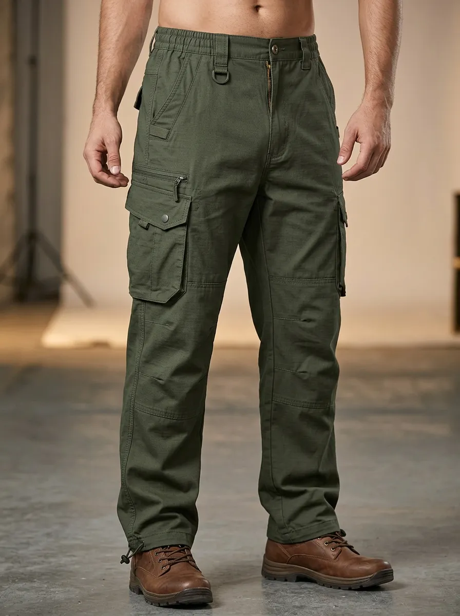 Men's Outdoor Outdoor Multi-Pocket Cargo Pants