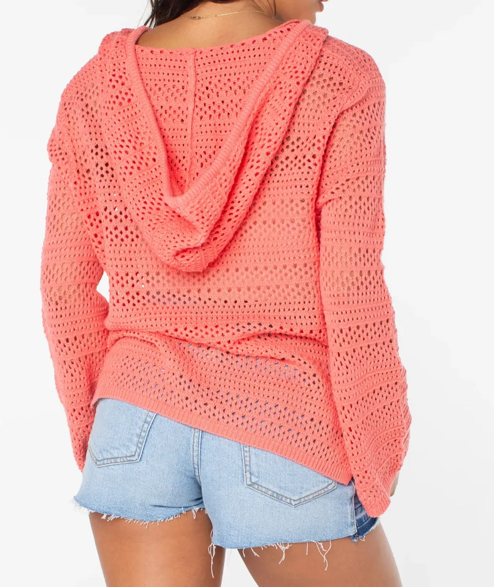 Knitted Sweater With Split Hem