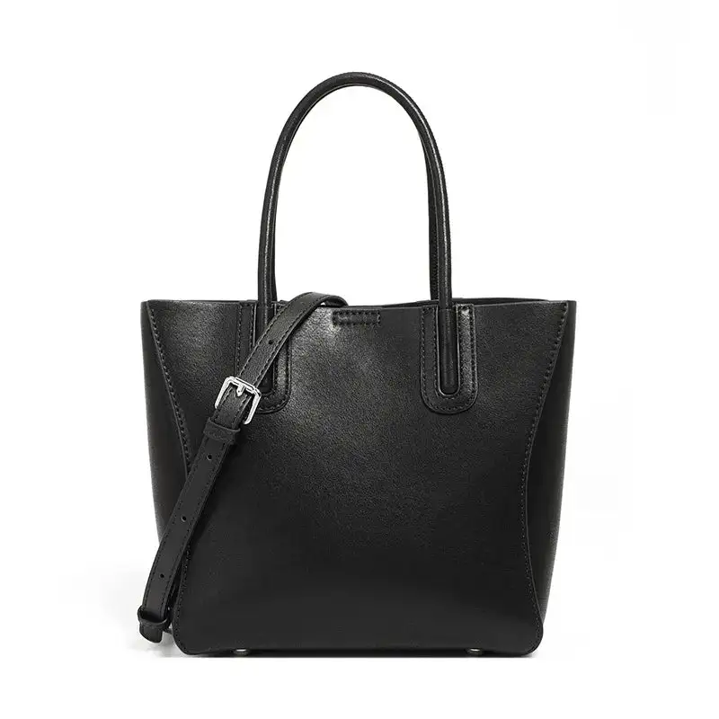 Genuine Leather Bucket Bag Timeless Functional