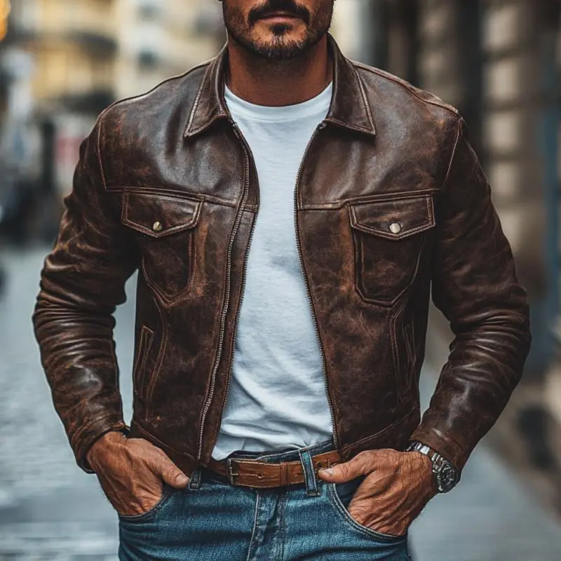 Rugged Work Distressed Jacket
