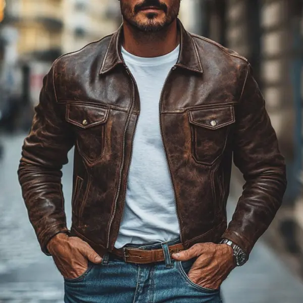Rugged Work Distressed Jacket