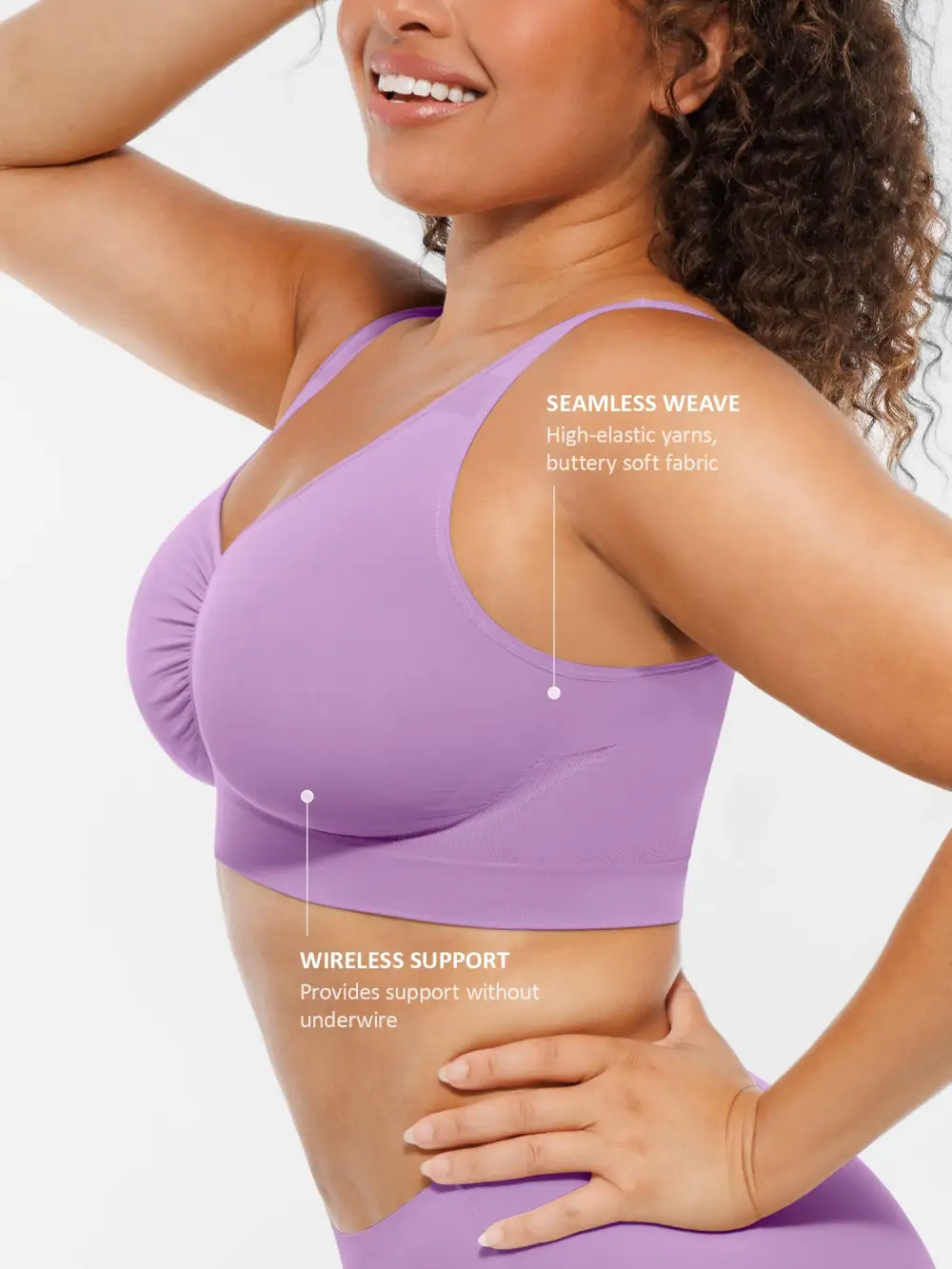 Seamless Full Coverage Support Bra