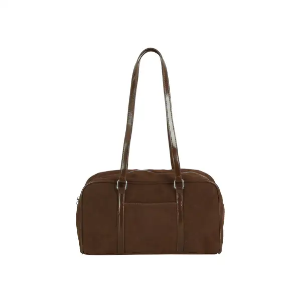 Sleek Suede Shoulder Bag
