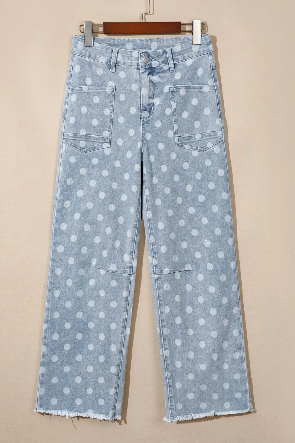 Women's Polka Dot Slim Fit Jeans