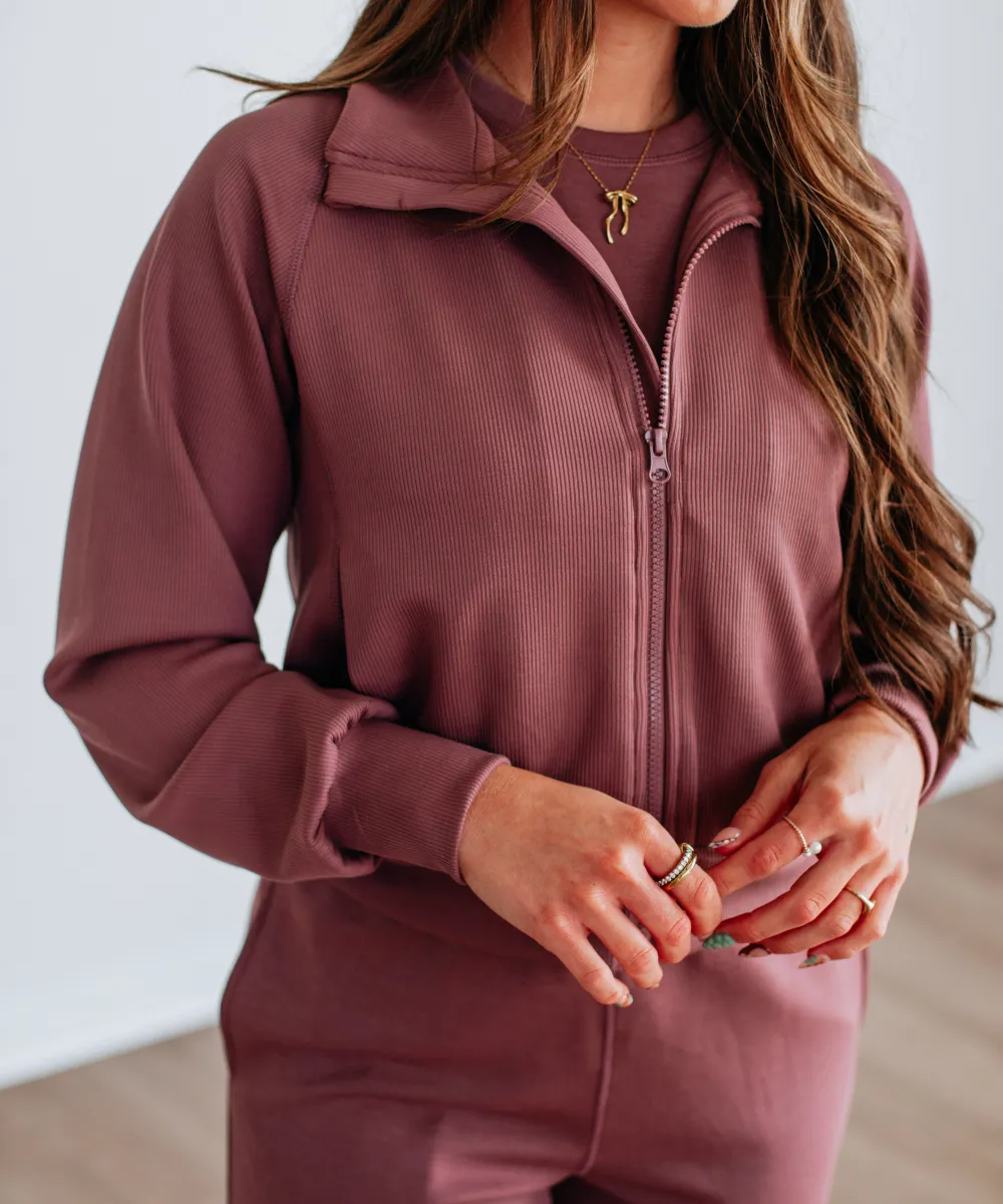 Mock-Neck Active Jacket