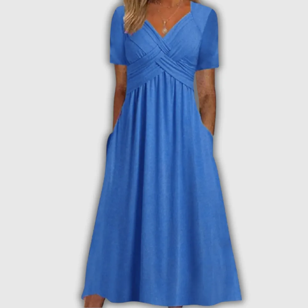 Wrap Crossover Casual Dress