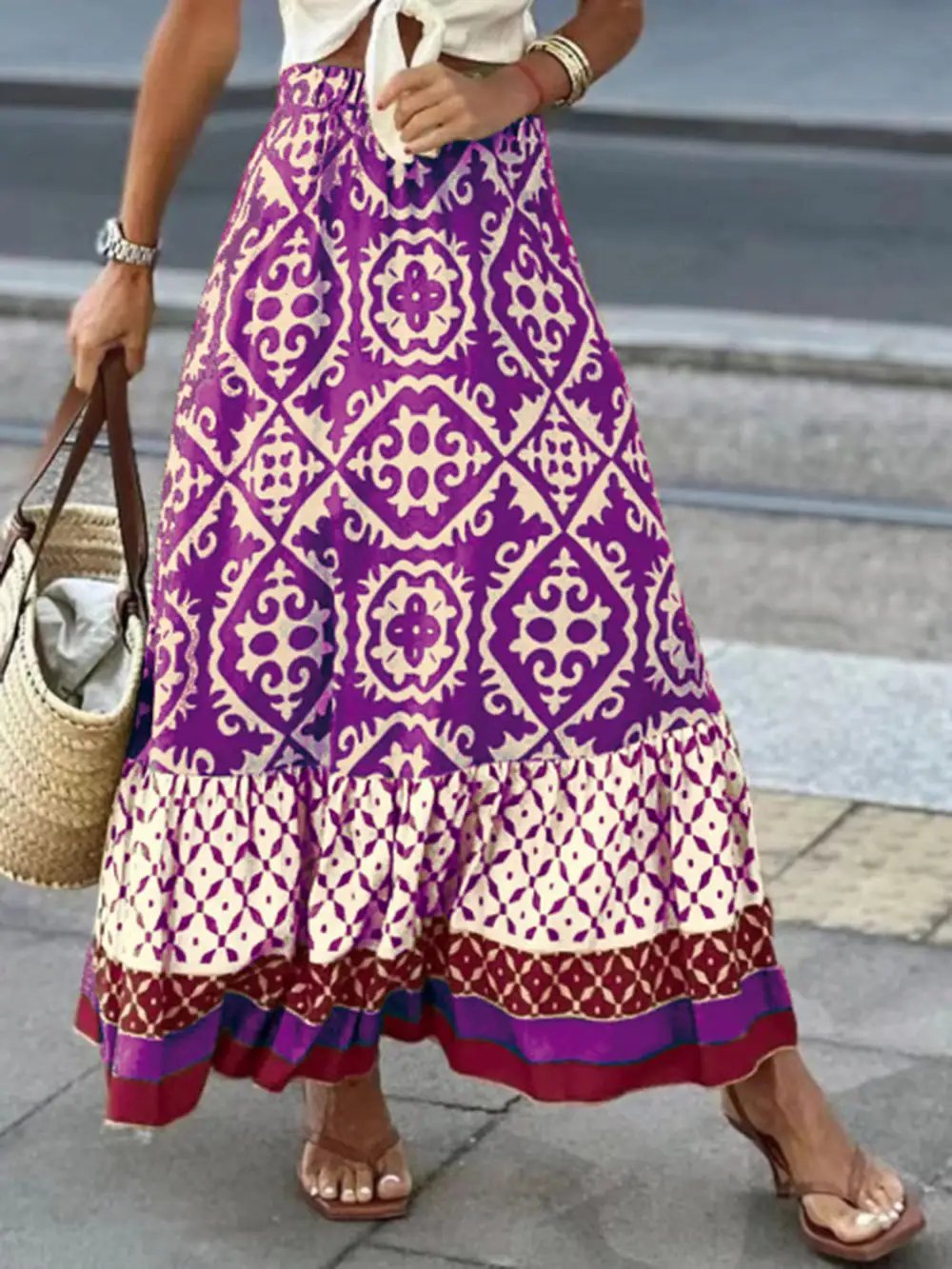 Sharp Geometric Elastic Skirt