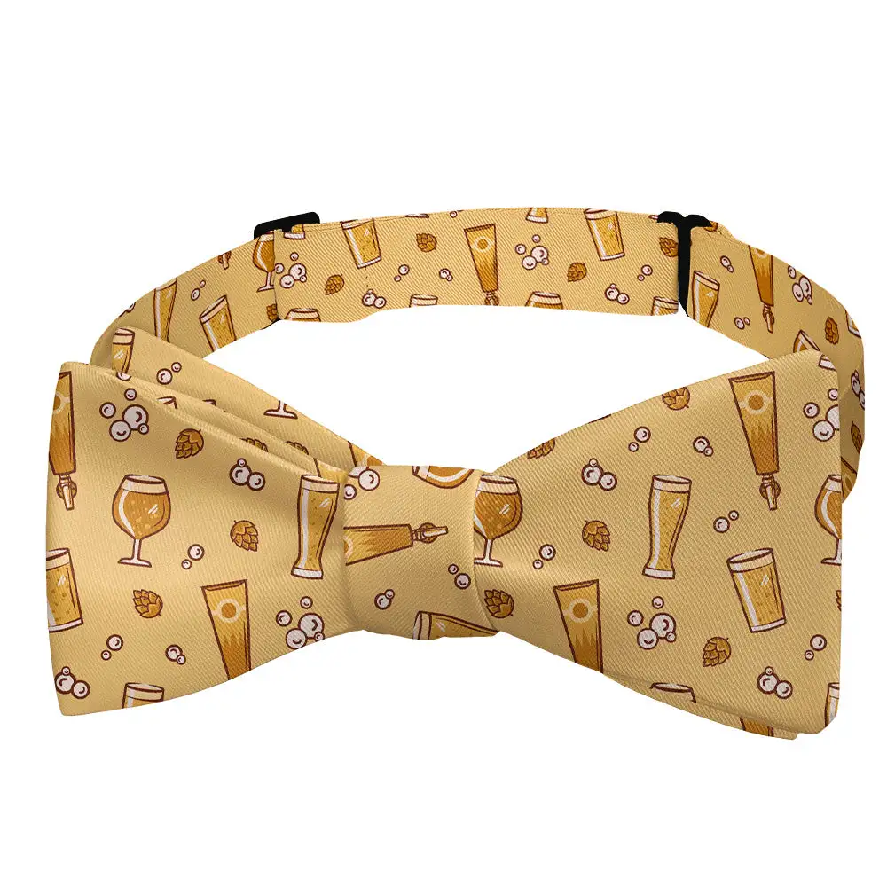 Beer Pattern Bow Tie
