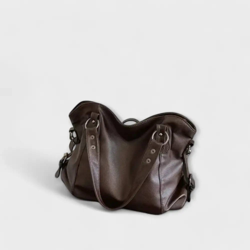 Pebbled Leather Shoulder Bag