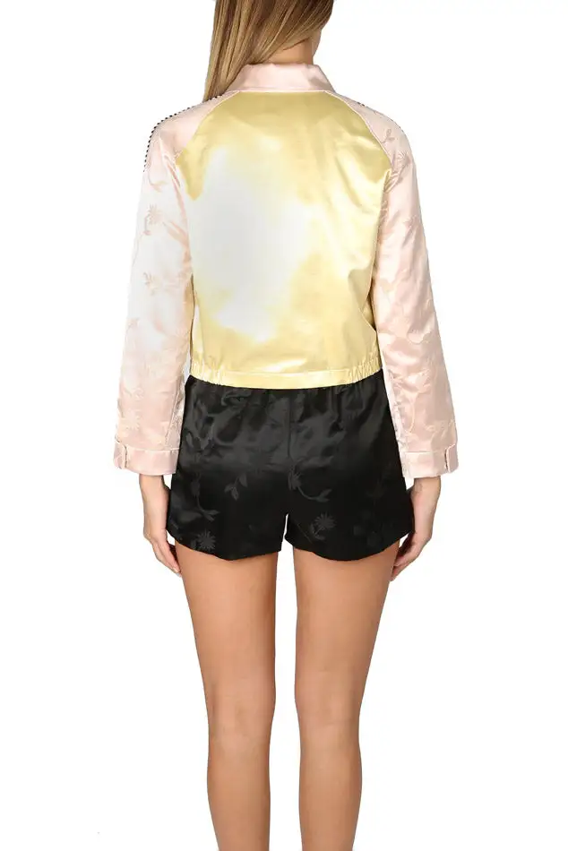 Floral Cotton Silk Jacket