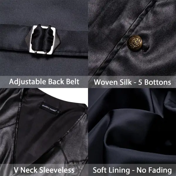 V Neck Casual Leather Dress Vest