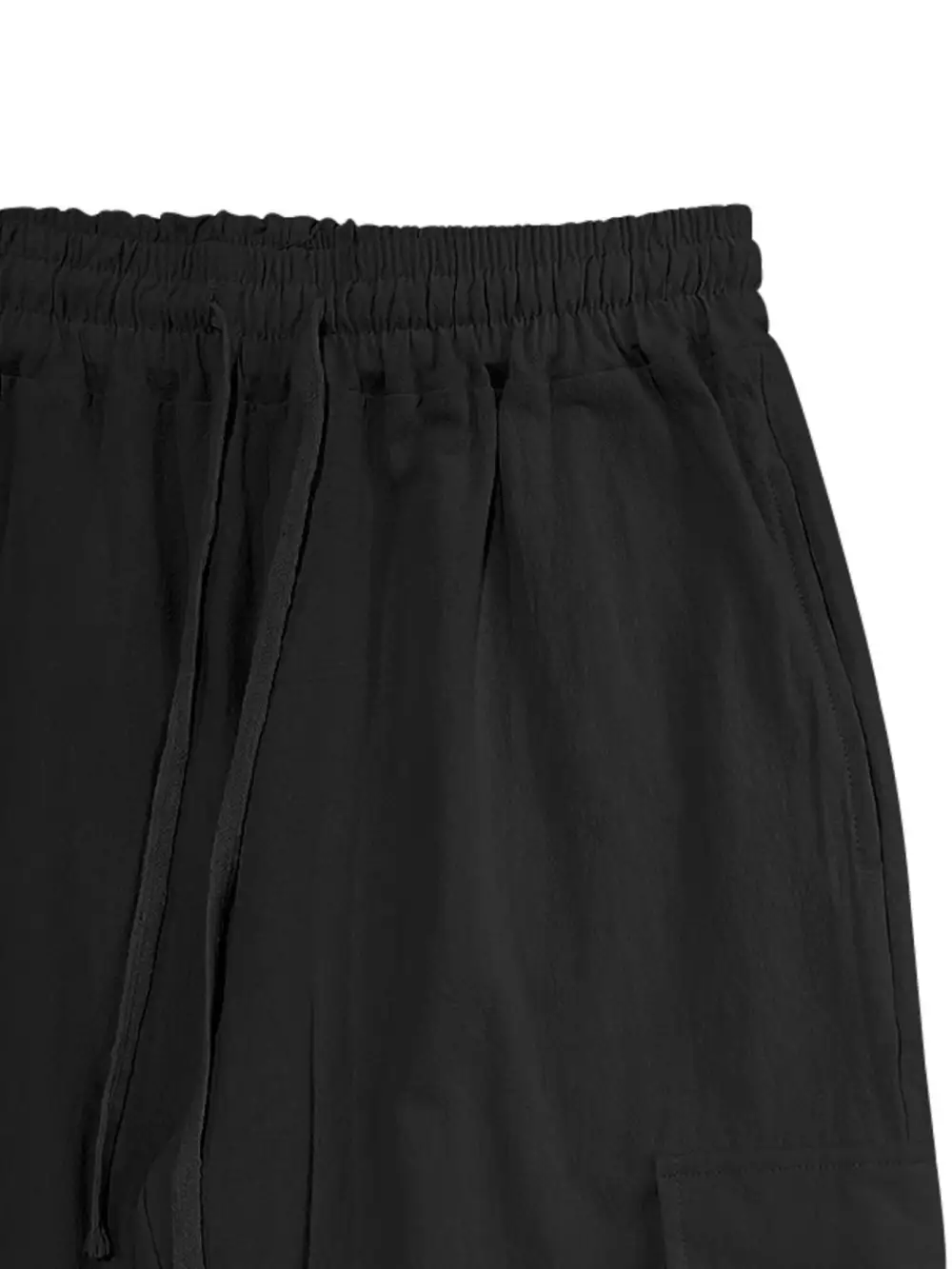 Refined Men's Full Size Casual Cargo Pants with Drawstring