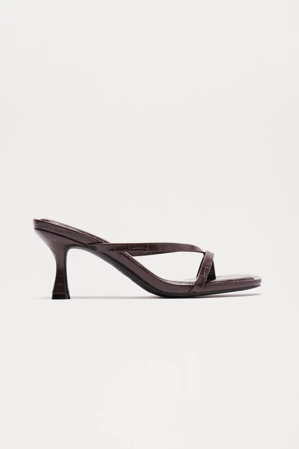 Panama Thong Mules - Black/Black