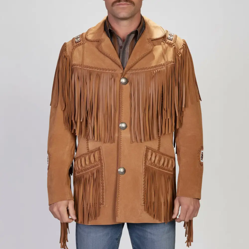 Heritage Suede Western Fringe Jacket