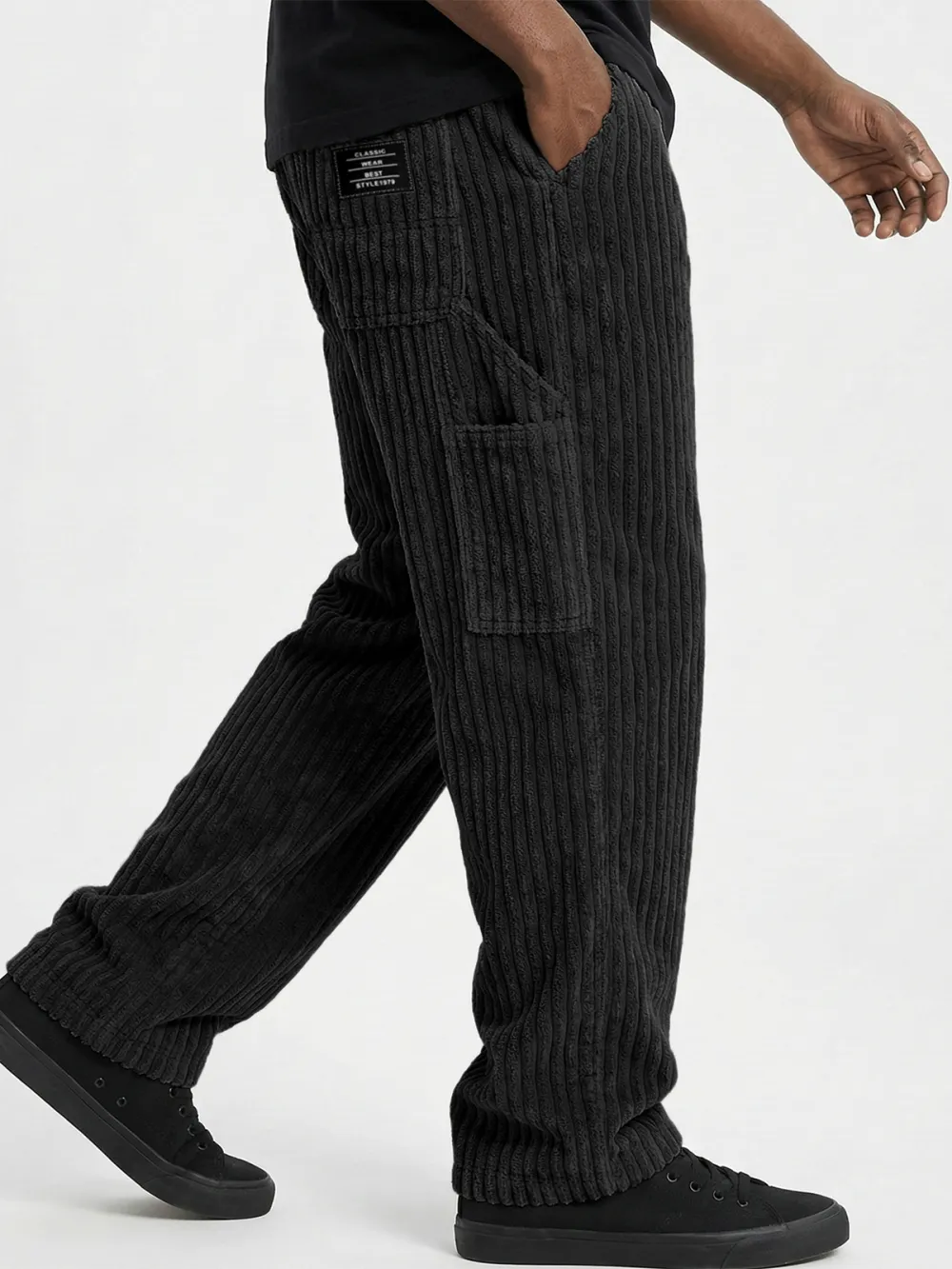 Comfort Fit Corduroy Pocket Pants