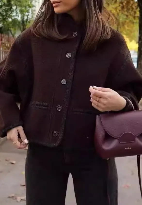 Stand-Collar Classic Jacket