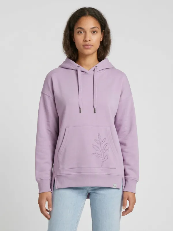 Women's Botanical Leaf Nature Inspired Graphic Hoodie