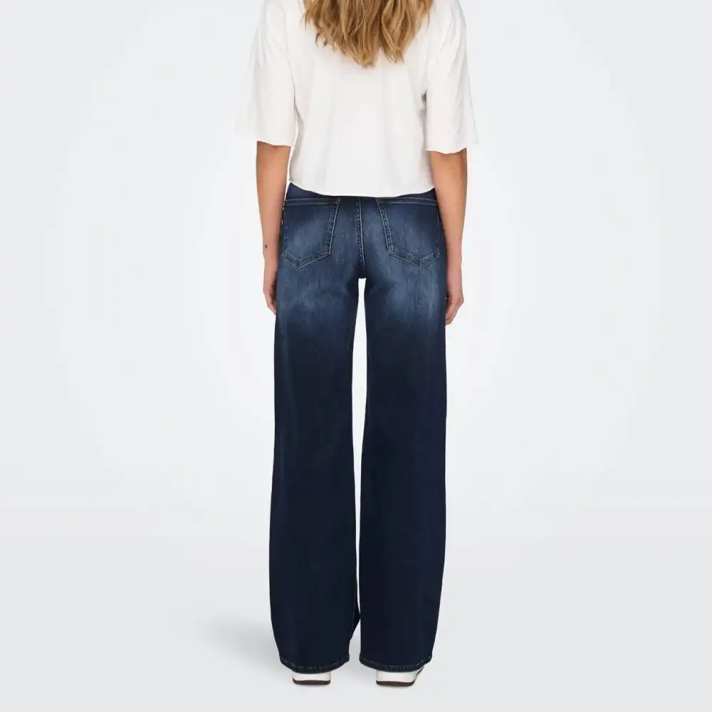 Relaxed Wide-Leg High-Waist Women's Jeans