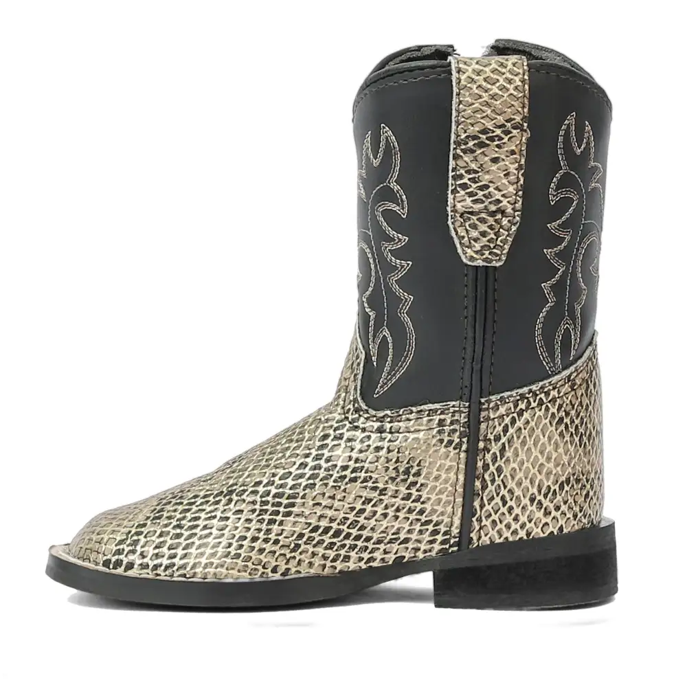 Everyday Men's Denim Boots With Panel