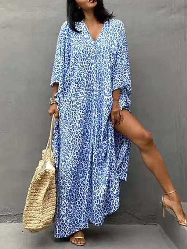 Protection Neck Maxi Dress