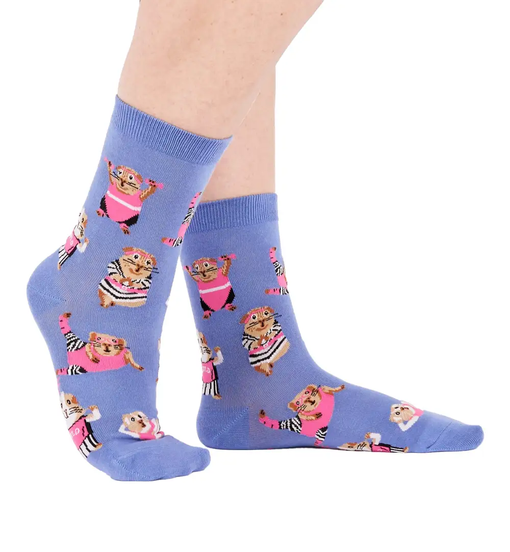 Refined Novelty Playful Graphic Crew Socks