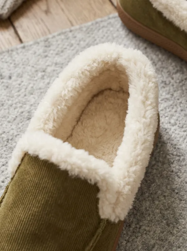 Classic Faux Fur Lined Fur Lined Collection Unisex Warm Wool Shoes