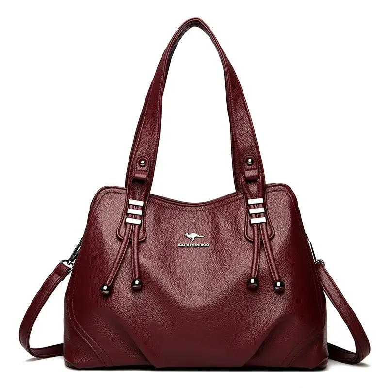 Modern Softness: Minimalist Soft Leather Handbag