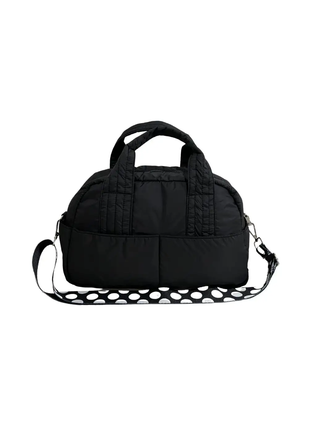 Fluffy Duffle Bag with Strap (Small)