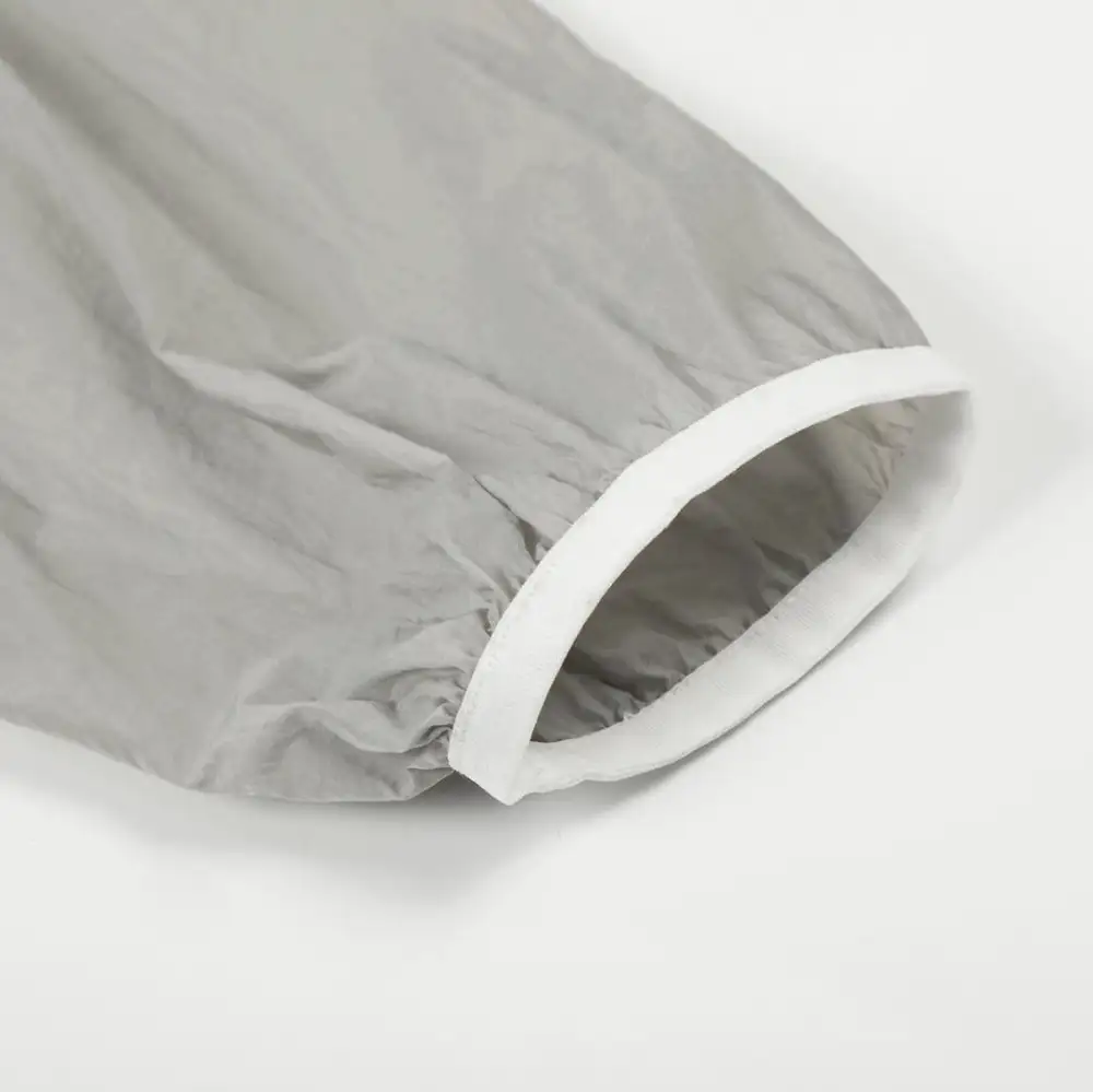 Minimal Hooded Windbreaker Jacket