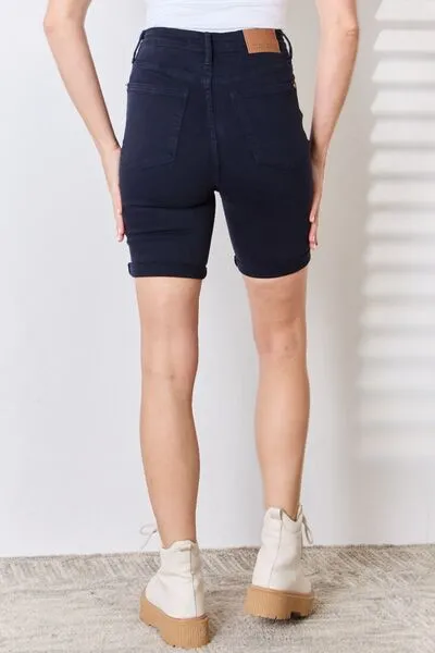 Full Size High Waist Tummy Control Shorts