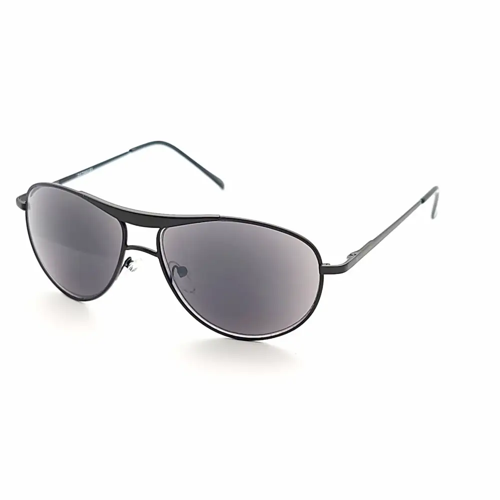 Aviator Full-Lens Spring-Hinge Reading Sunglasses