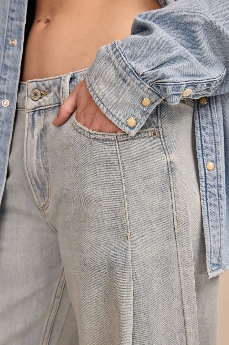 Casual Style Loose Wide Leg Trousers