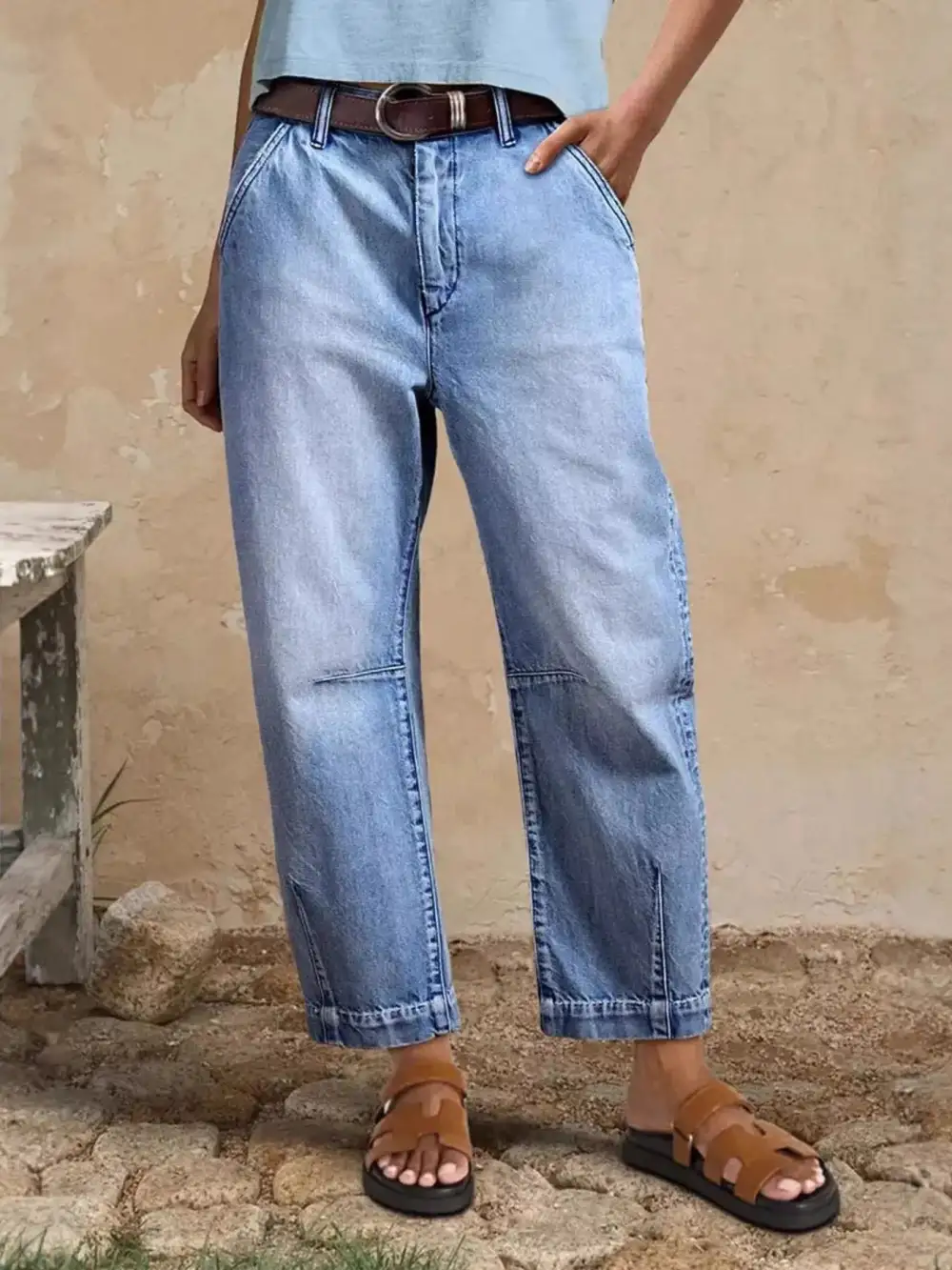 High-Waisted Relaxed Fit Jeans For Women