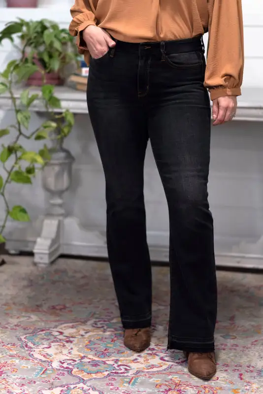 High Waist Three Demin Pant Pants