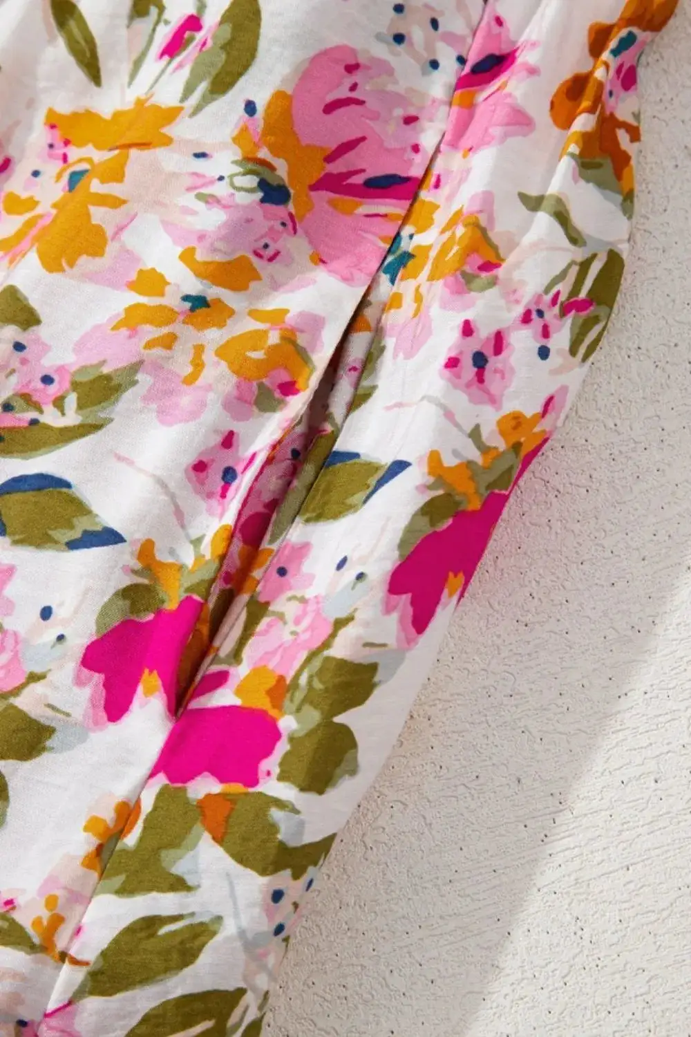 Pocket Detail Floral Dress