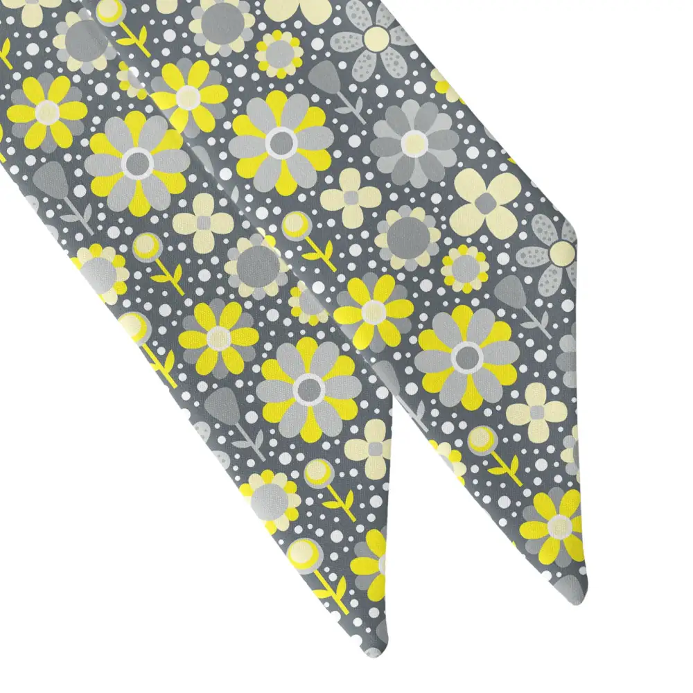 Bloom Floral Pattern Hair Scarf