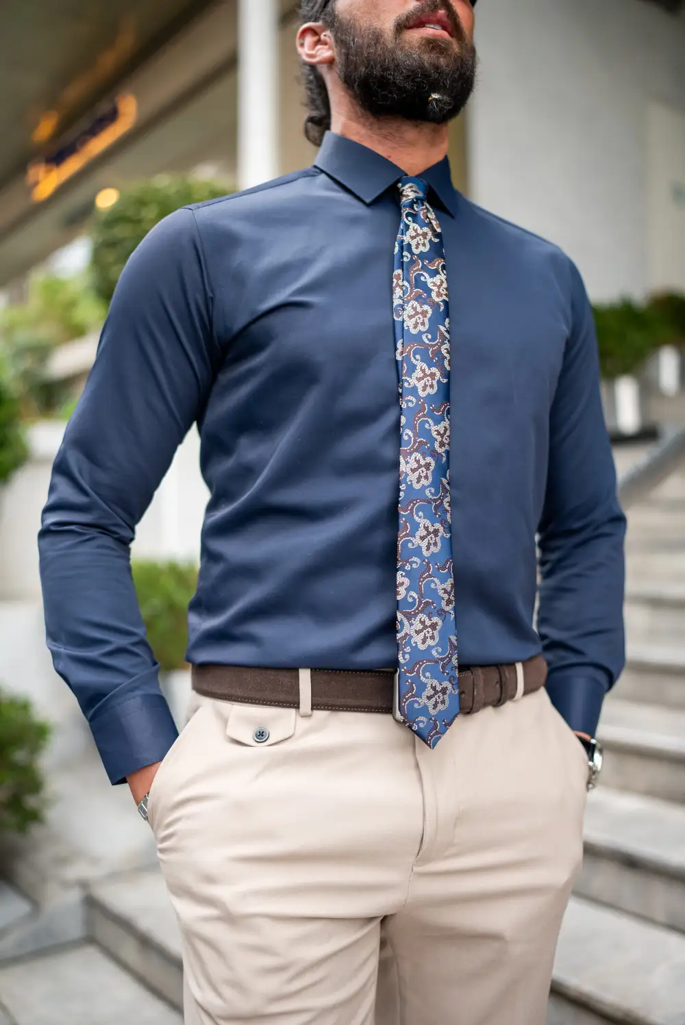 Classic Slim Fit Cotton Casual Shirt