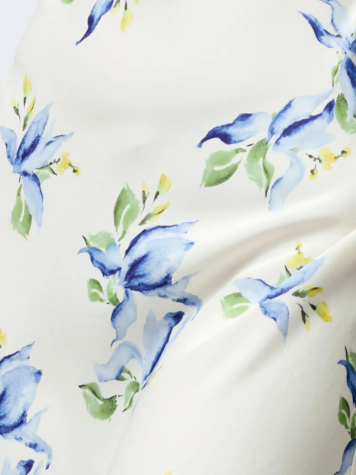 Charming High Waist V-Neck Printed Dress